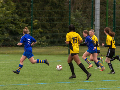 Girls football match