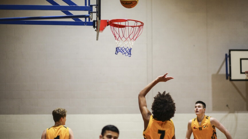 Esher Men Playing Basketball