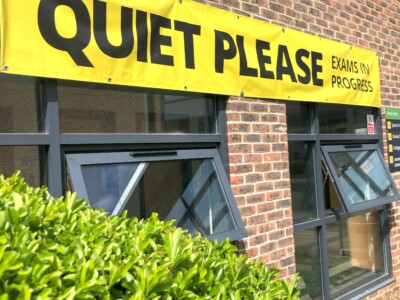 Quiet please