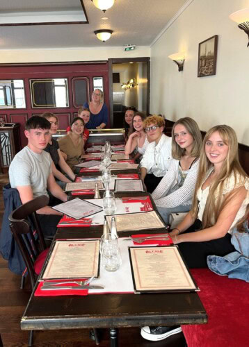 Group In Restaurant