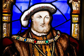 A Stain Glass Winodw With The Image Of Henry VIII